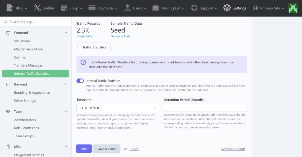 Novo Identidade Visual do October CMS 4
