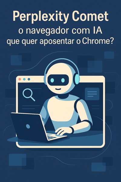 Capa: Perplexity Comet, navegador com IA