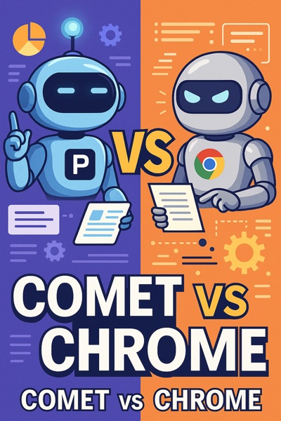 Comet vs Chrome com foco em automação e resumos