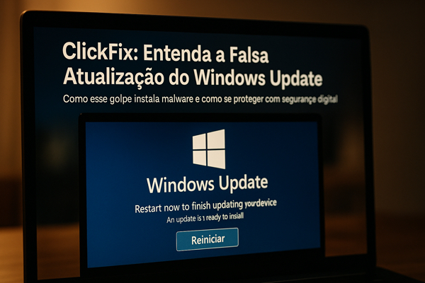 Falsa atualização do Windows Update ClickFix