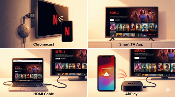 Alternativas ao espelhamento da Netflix