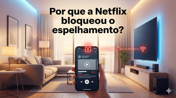 Netflix bloqueia espelhamento para a TV