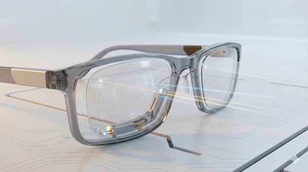 Funcionamento do foco automático em óculos inteligentes