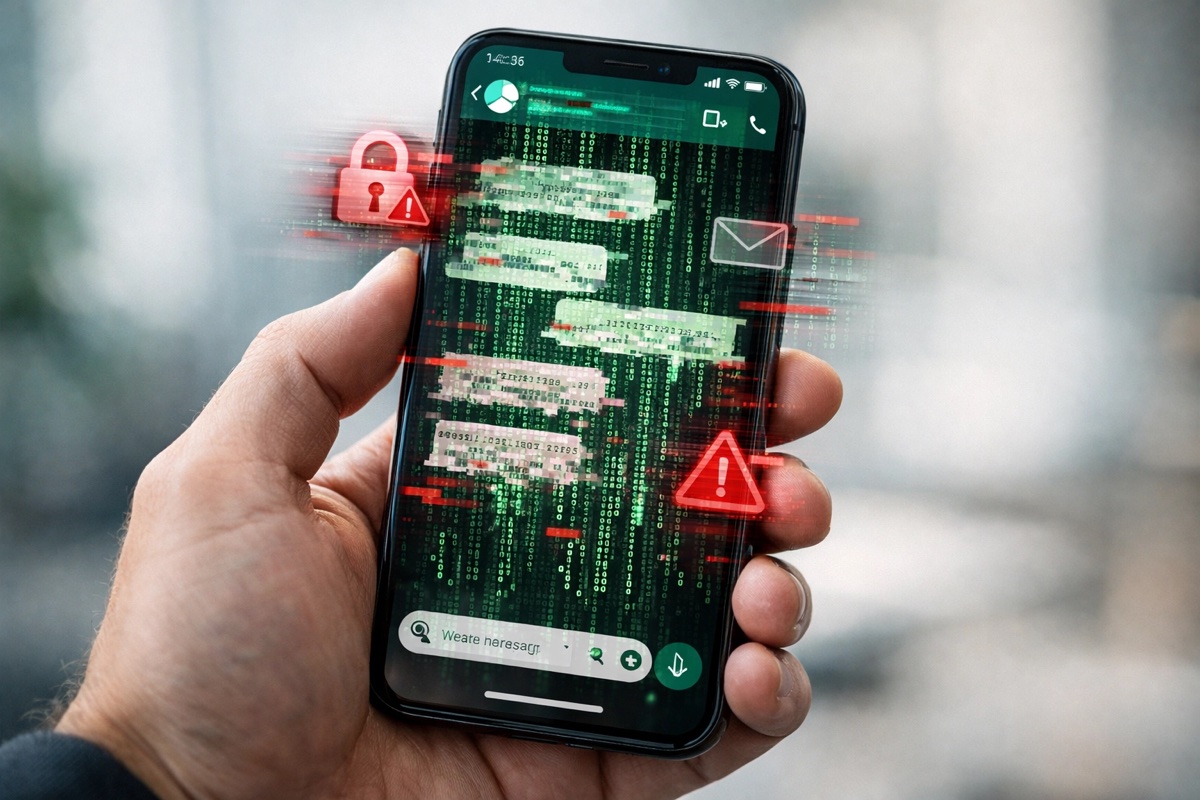 Roubo de dados do WhatsApp