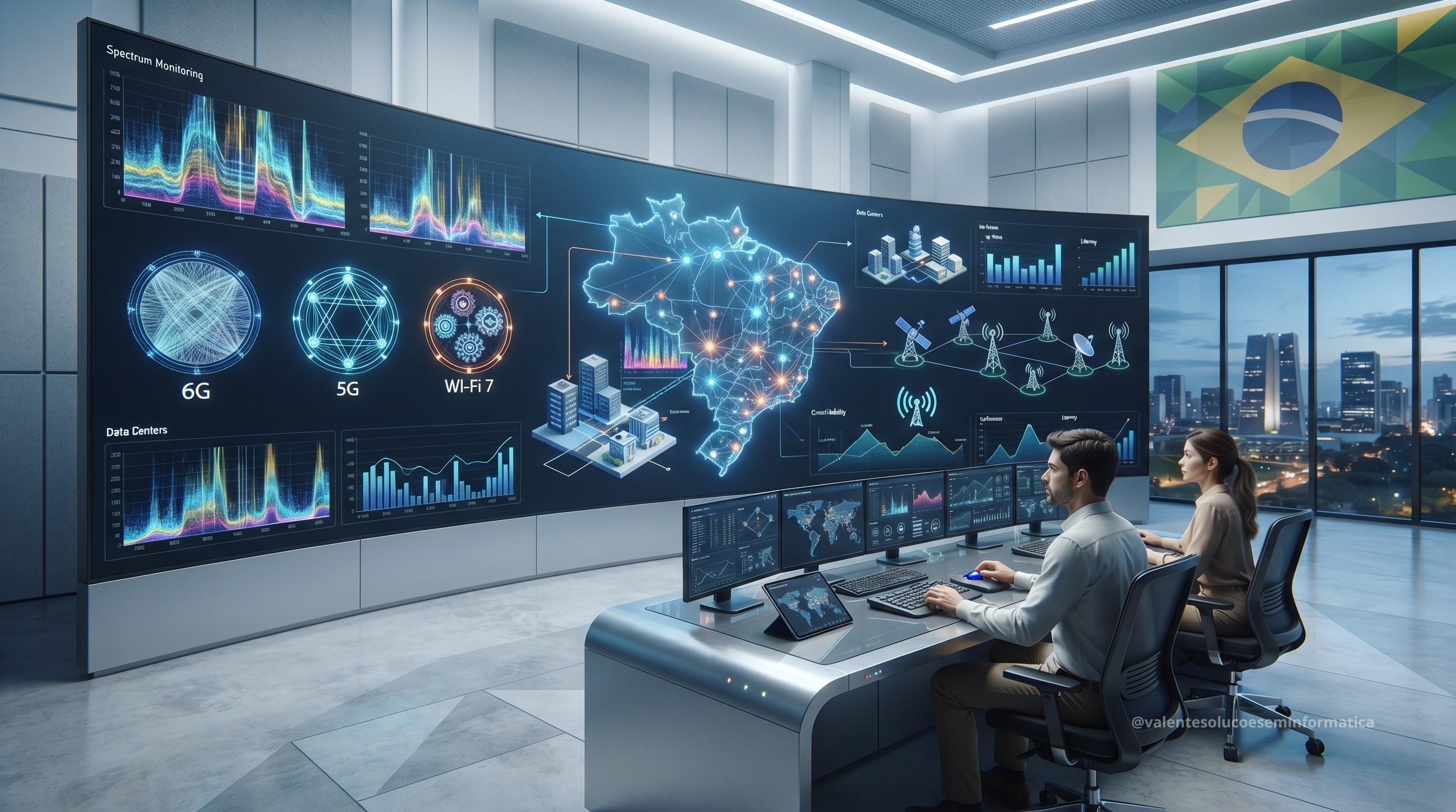 Painel técnico sobre 5G, 6G, Wi-Fi 7 e infraestrutura digital no Brasil